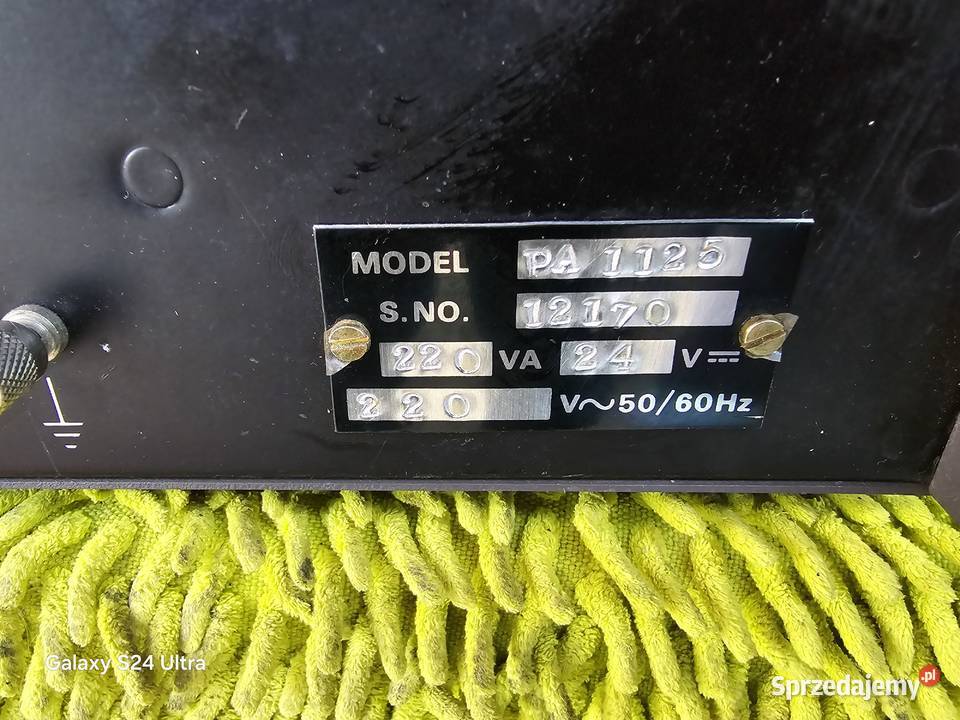 wzmacniacz monacor pa1125 vintage Chełm Śląski
