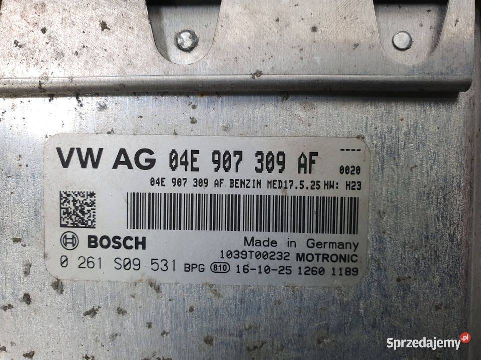 KOMPUTER SILNIKA ECU SKODA FABIA III 04E907309AF osobowe Lipno