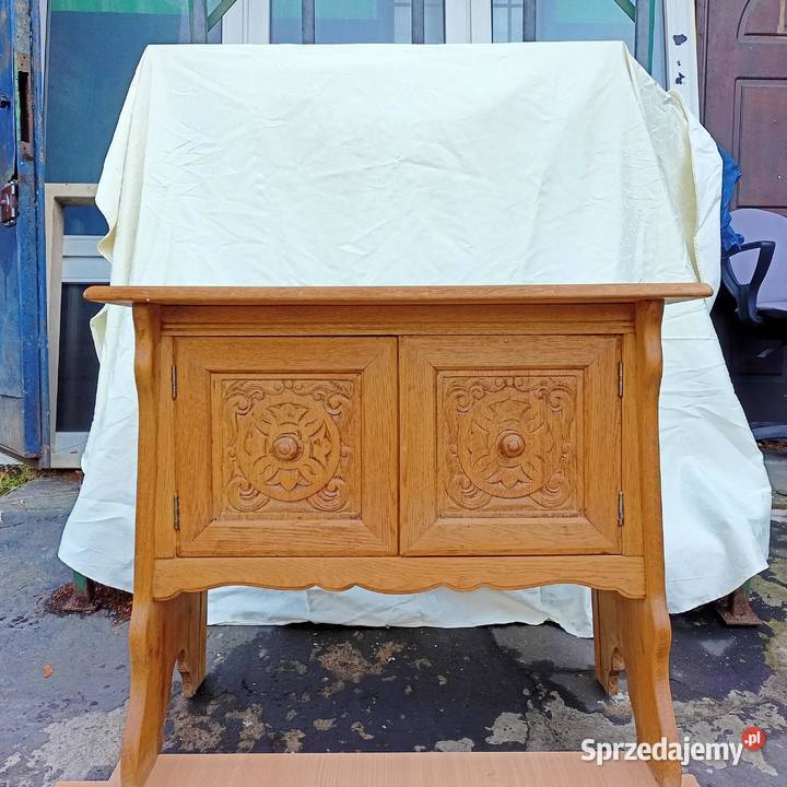 Szafka Stojąca Drewniana Stylowa Meble Drewniane