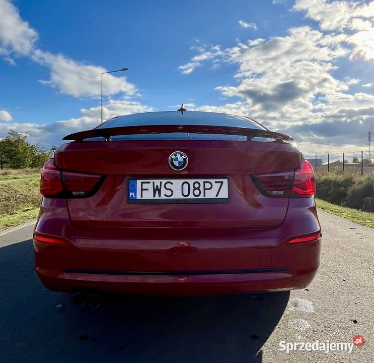 BMW 3 GT F34 Sportline 20 TDI TwinTurbo 190 2019 109000km Wschowa
