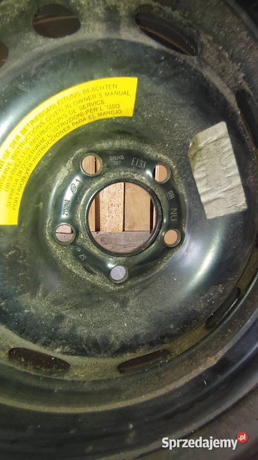 Felga Stalowa 15 Zapas 65Jx15x33 Nie używana w Grójec