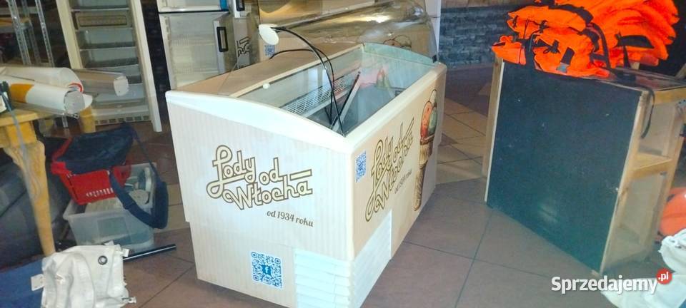 Witryna do lodów rzemieślniczych ekspozycyjna Giżycko