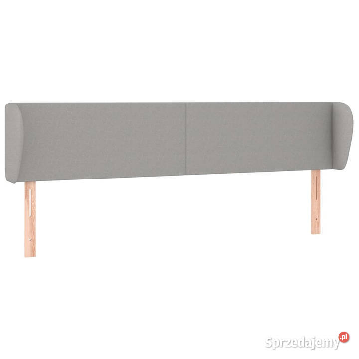 Zagłówek uszak jasnoszary 203x23x7888 tkanina Warszawa sprzedam