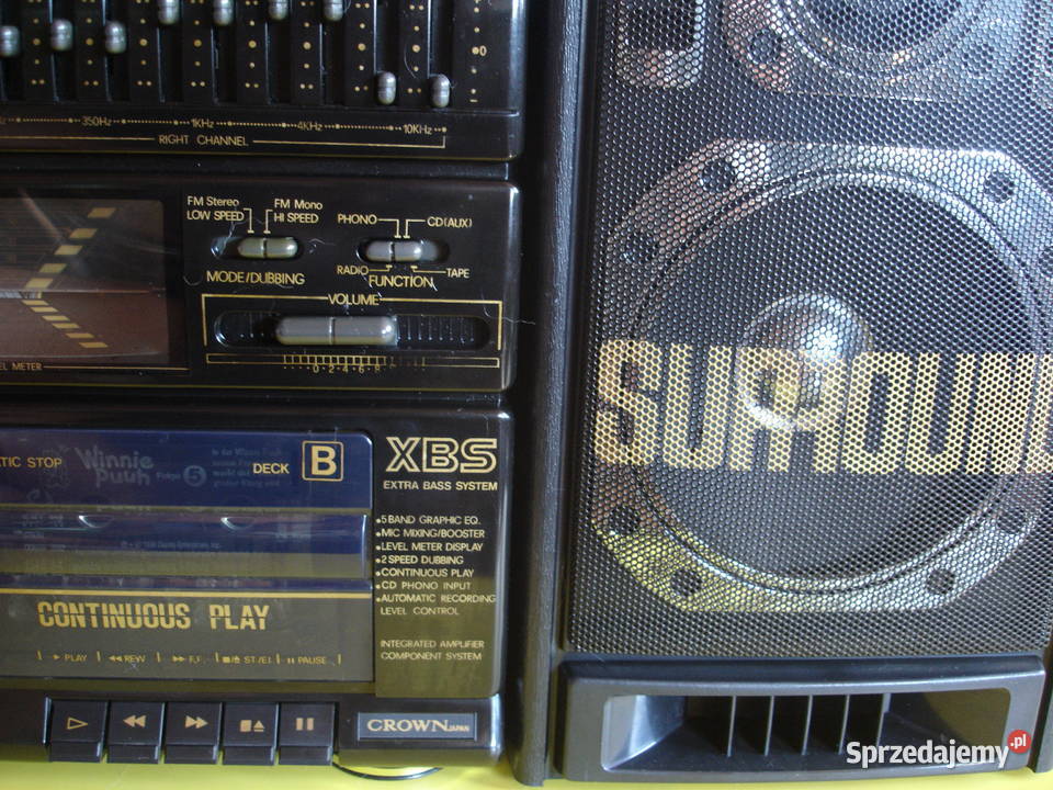 Radiomagnetofon CROWN SZT8905 lubuskie