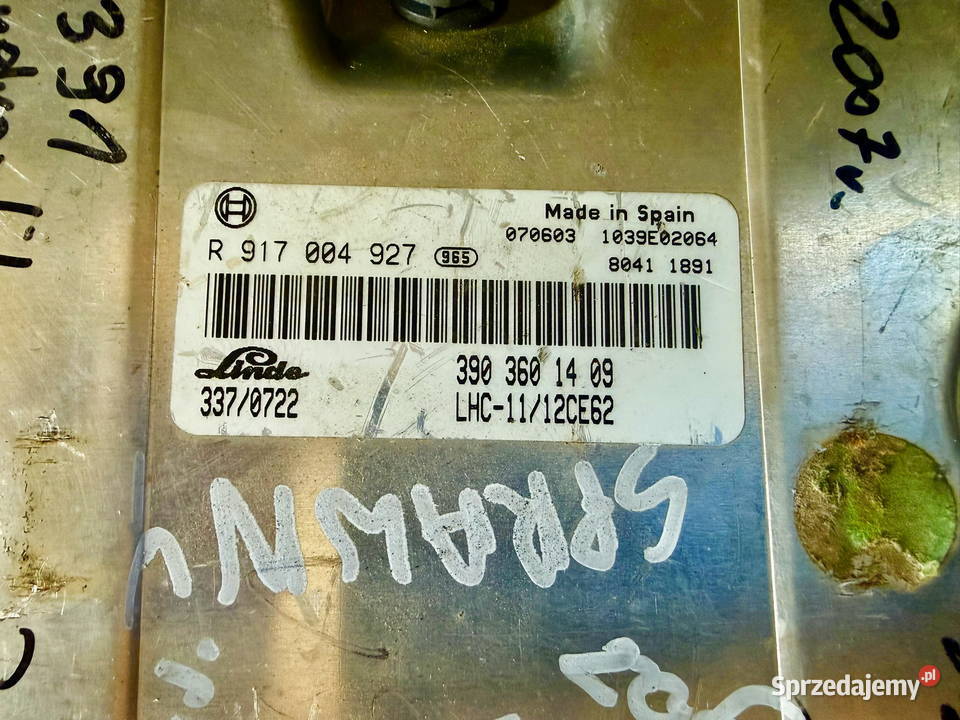 Sterownik ECU Linde STILL TOYOTA Hyster NISSAN Układ elektryczny i zapłon Działoszyn