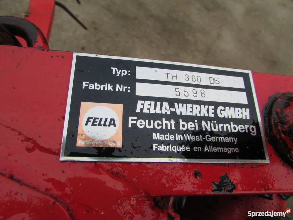 Przetrząsarka FELLA TH 360 przewracarka z Fella małopolskie Miechów