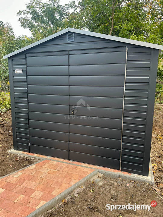 Schowek Domek ogrodowy 3x3m Brama dwuskrzydłowa Grudziądz