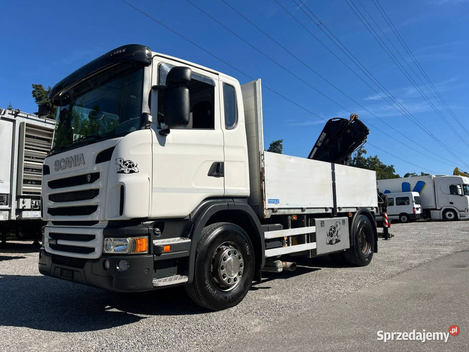 Scania skrzynia z dzwigiem diesel Warszawa