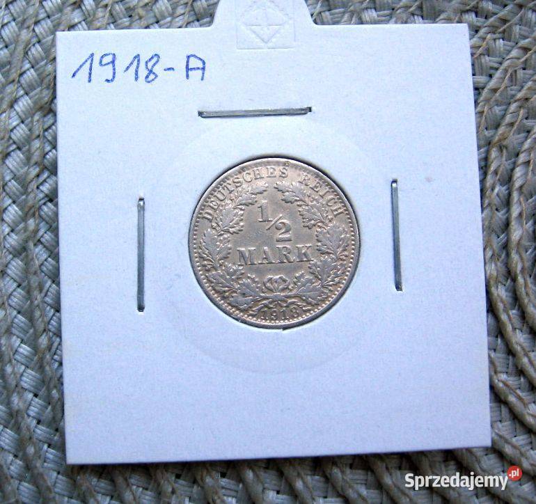Niemcy 12 Marki 1918r A SREBRO