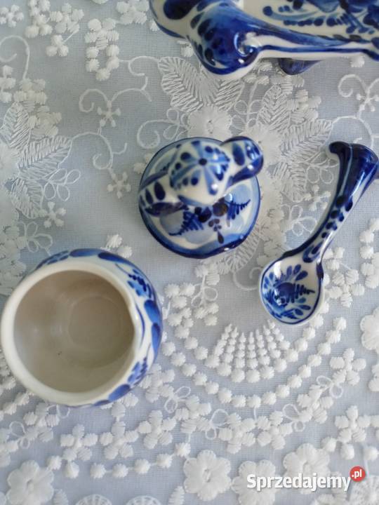 Zestaw porcelana GZHEL Poznań