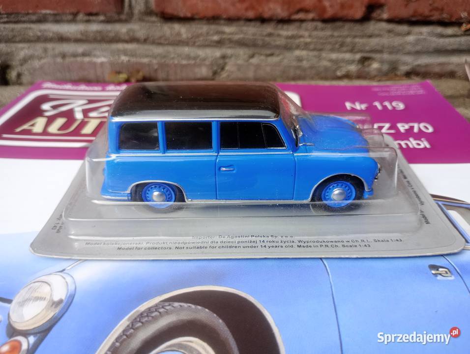 AWZ P70 KOMBI kultowe auta PRL deagostini model mazowieckie Warszawa
