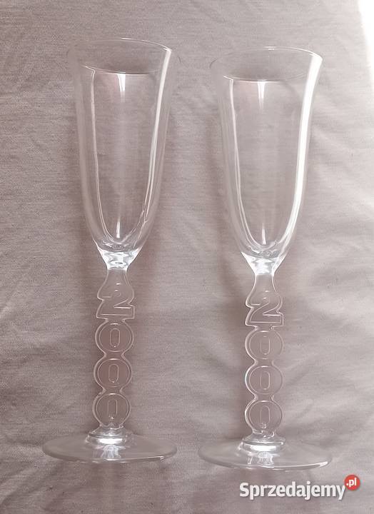 Kieliszki do szampana seria Millenium Porcelana i szkło