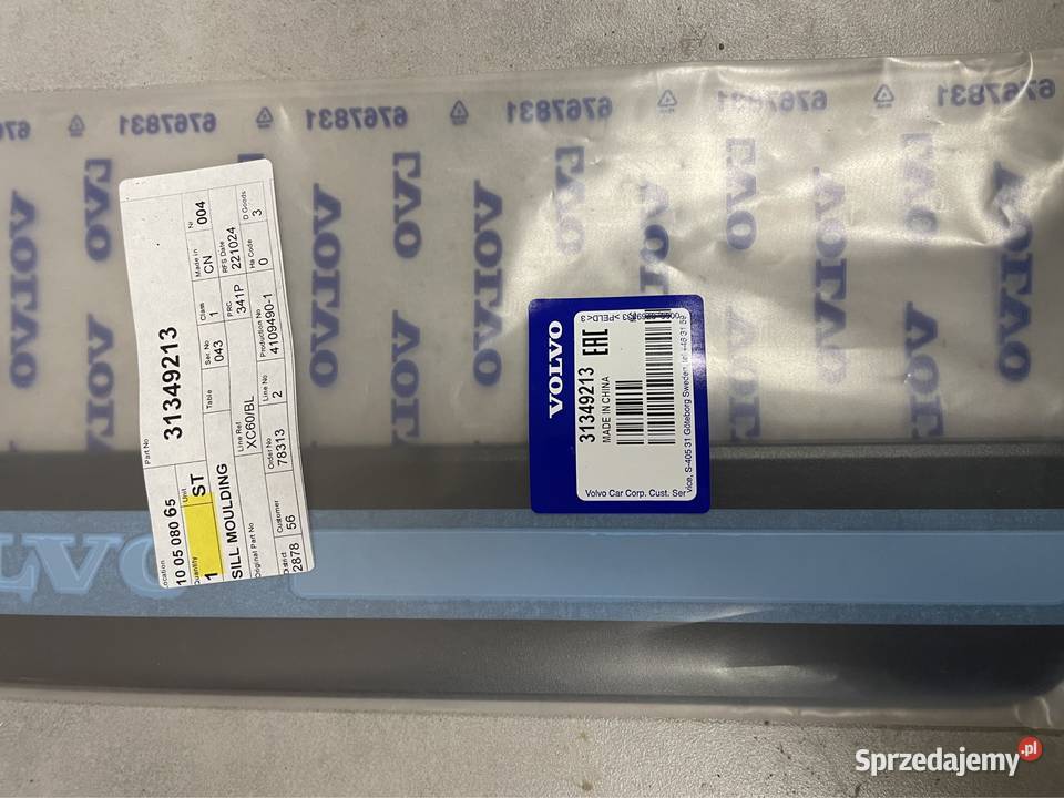 Volvo listwa progowa xc60 31349213 osobowe Kozubszczyzna sprzedam