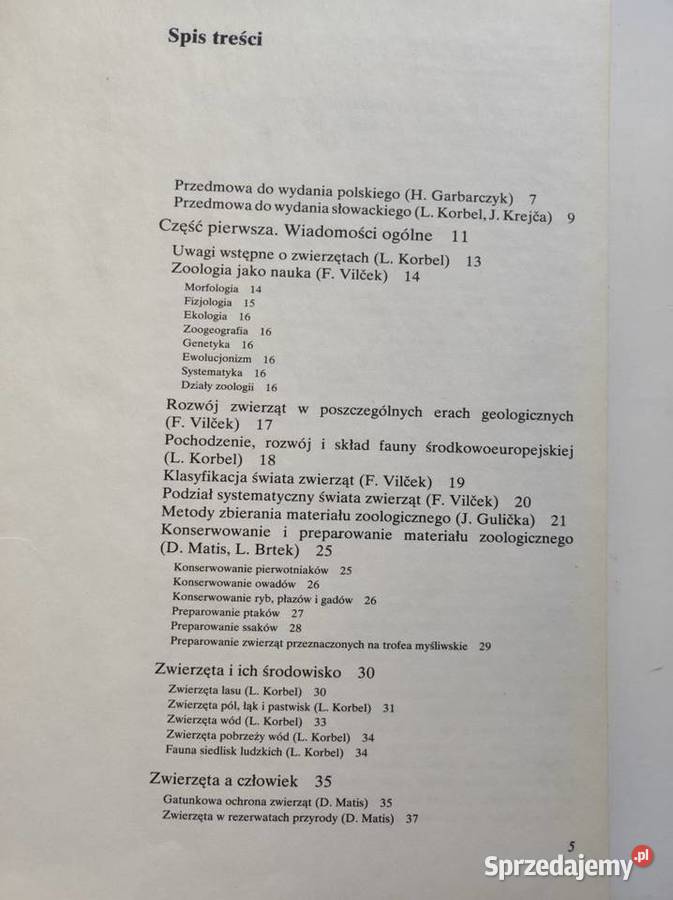 Biologia ekologia Świat zwierząt Lubomir Brtek świętokrzyskie Kielce