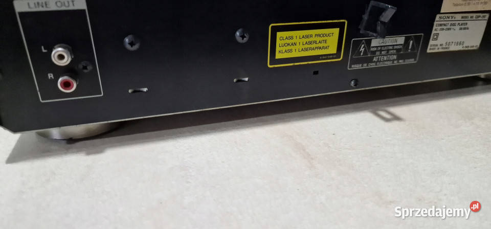 Cd player SONY 297 CDP297 odtwarzacz kompaktowy Międzychód