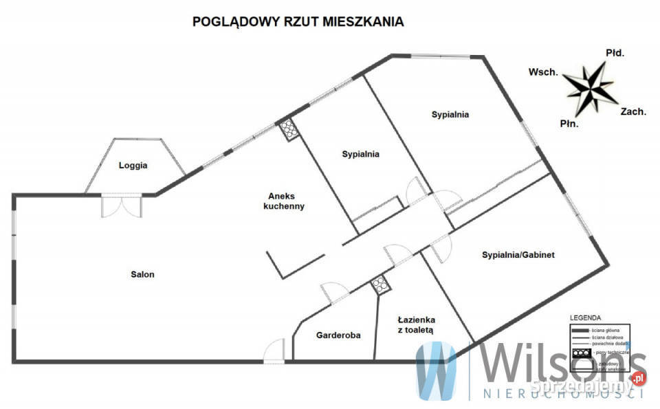 Mieszkanie Warszawa Łucka 110m2 4 pokoje apartamentowiec mazowieckie