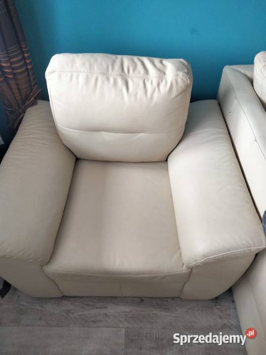 Narożnik skórzany 2 fotele firmy Wajnert w śląskie Jaworzno