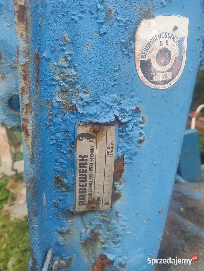 Pług 4 Rabewerk 31 Rabe opolskie Głubczyce sprzedam