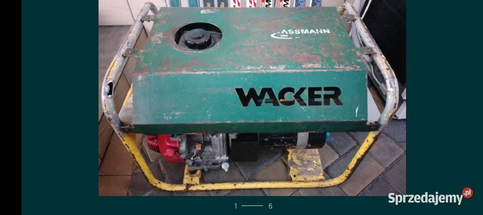 Agregat Wacker GV 5000 Honda nowy 7400 małopolskie Chrzanów