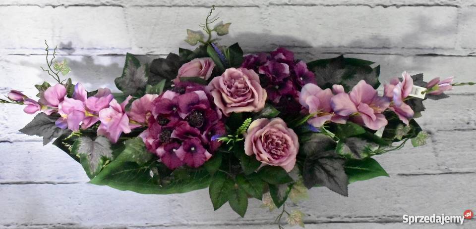 Kompozycja cmentarna stroik na cmentarz na grob Chełmek