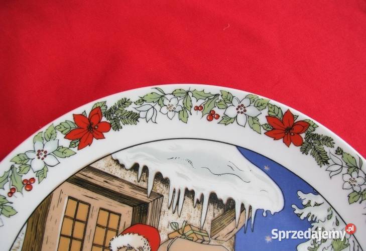 Talerz świąteczny MIKOŁAJ na Boże Narodzenie Koszalin