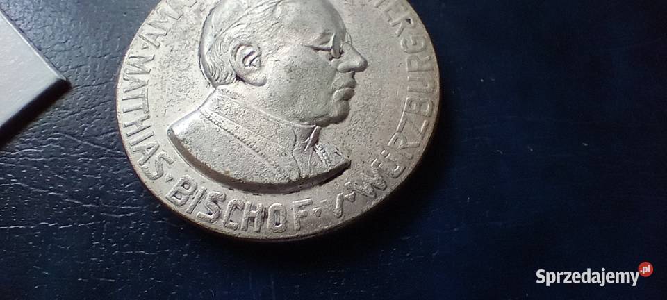 Stare monety Medal Biskup Wurzburga 244 Lesko