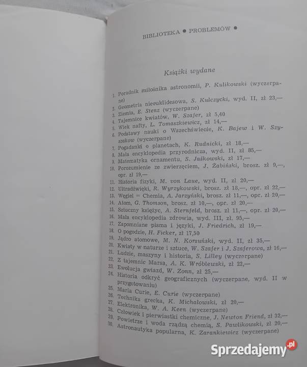 Biblioteka Problemów Świat który nas otacza PWN sprzedam