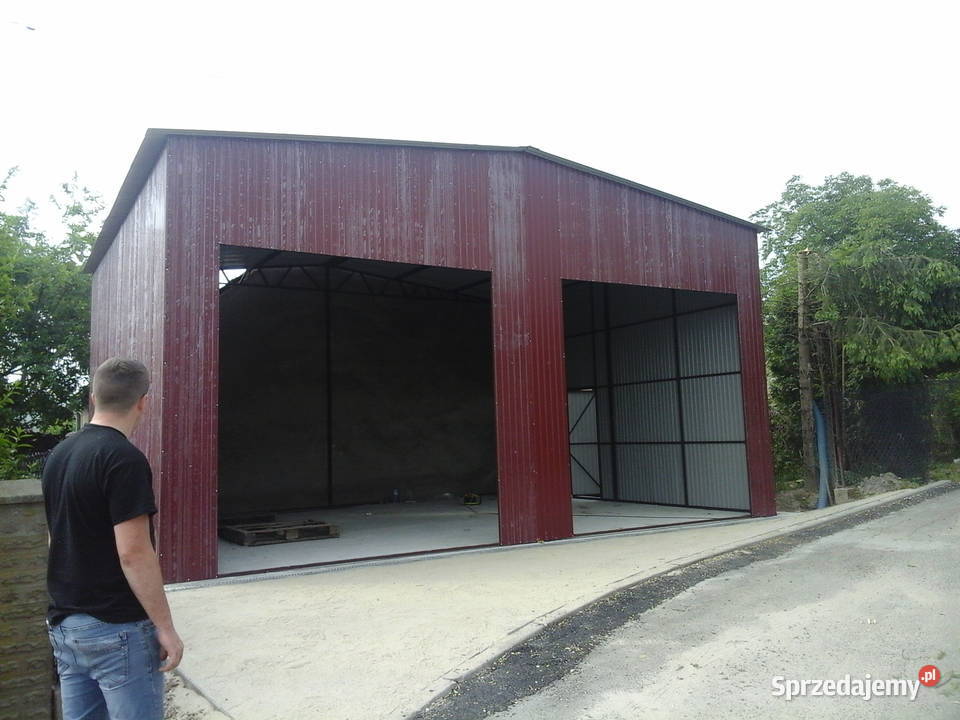 Garaż Blaszany 8x65m Garaże Blaszane Wiaty Hale śląskie Rybnik
