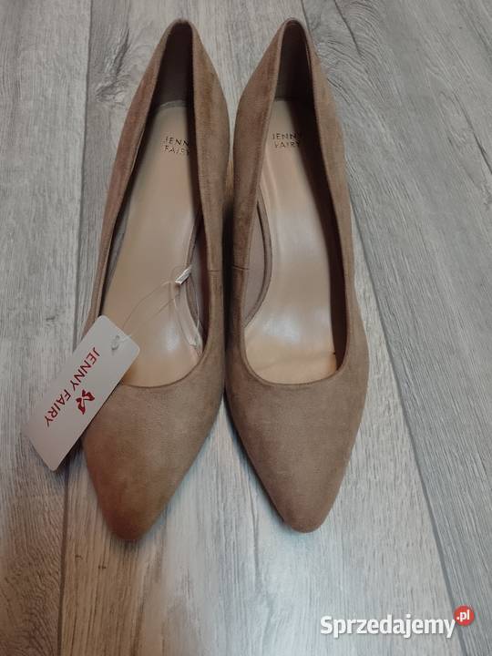 40 Jenny Fairy Beżowe czółenka wieczorowe NOWE Kraków sprzedam