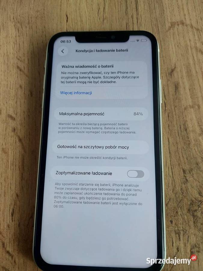 Apple iPhone 11 biały w ładnym stanie kujawsko-pomorskie Sępólno Krajeńskie