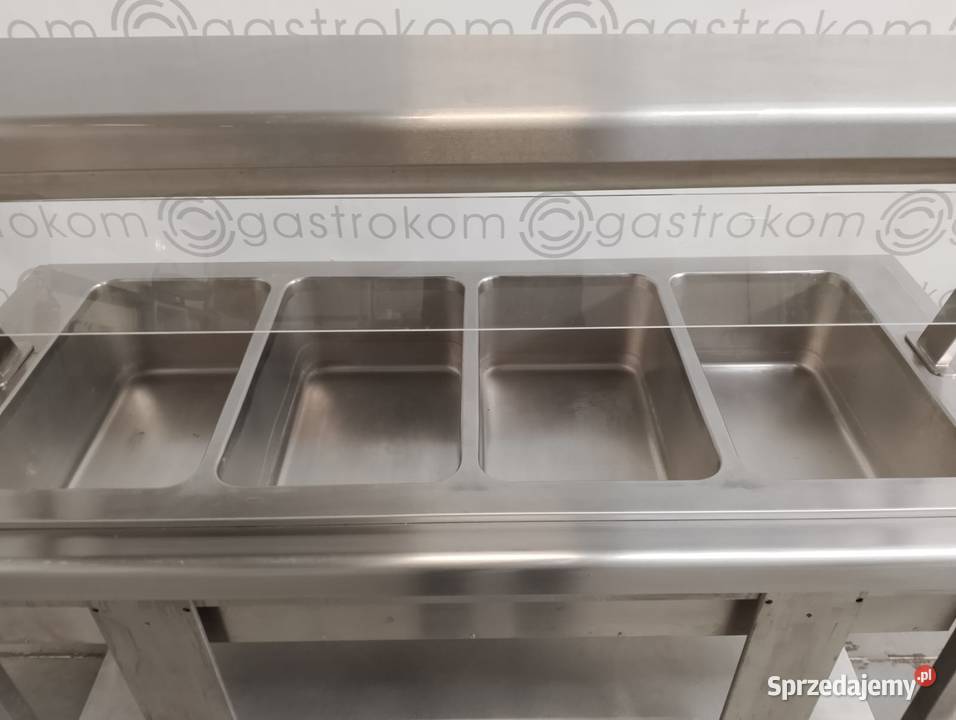 Stanowisko bemarowe 4xGN11 Stalgast z nadstawką sprzedam