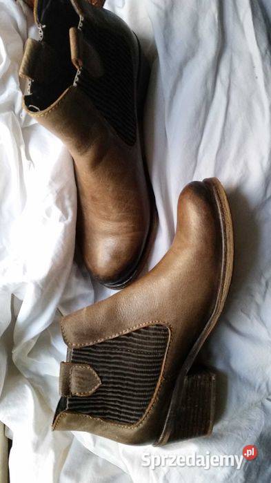 Kozaczki skorzane Otto Kern 38 Wrocław