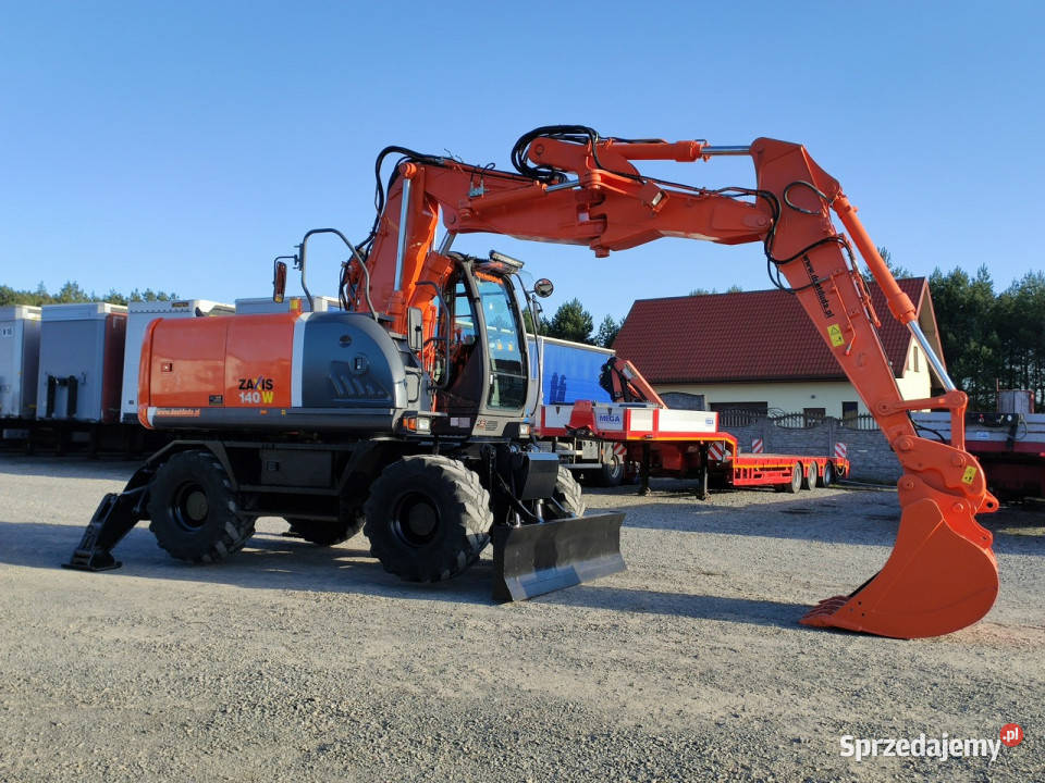 kołowa Hitachi ZX140 Koparka Kołowa Bez Luzów i Widełki sprzedam