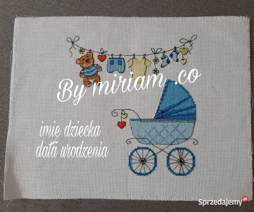 Metryczka haft krzyżykowy obrazek Czerwionka-Leszczyny