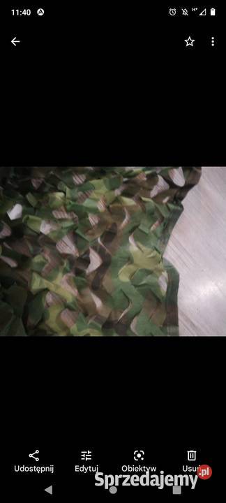 Siatka maskująca 15x10m 4 sprzedam