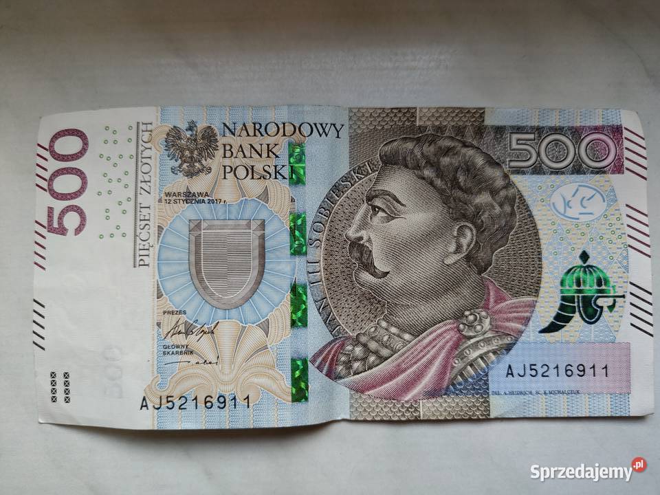 Banknot 500 Numizmatyka Wrocław