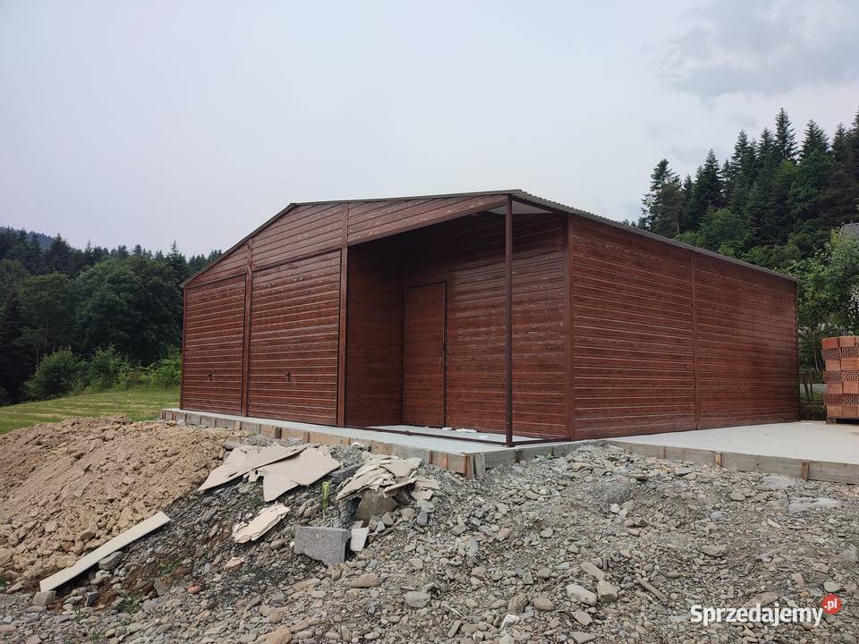 B262 Garaż Blaszany Hala Stalowa Konstrukcja Bielsko-Biała