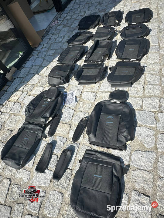 POKROWCE Oryginalne Zestaw Skóra na Fotele Ford Motoryzacja Pasłęk sprzedam