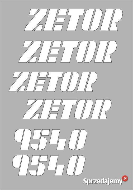 naklejki zetor 9540 Pozostałe Jeżewo