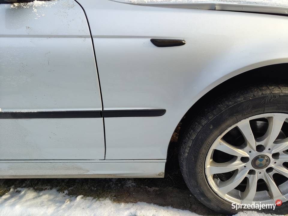Bmw e46 sedan Lift błotnik przedni prawy srebrny łódzkie Aleksandrów Łódzki