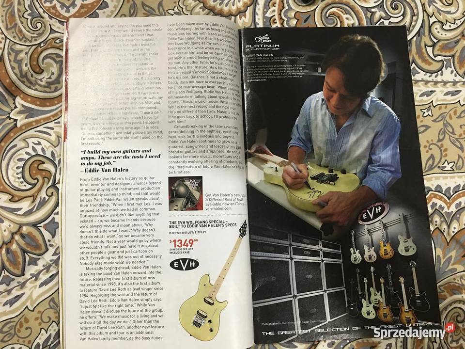 EVH Wolfgang z autografem Eddiego Van Halena