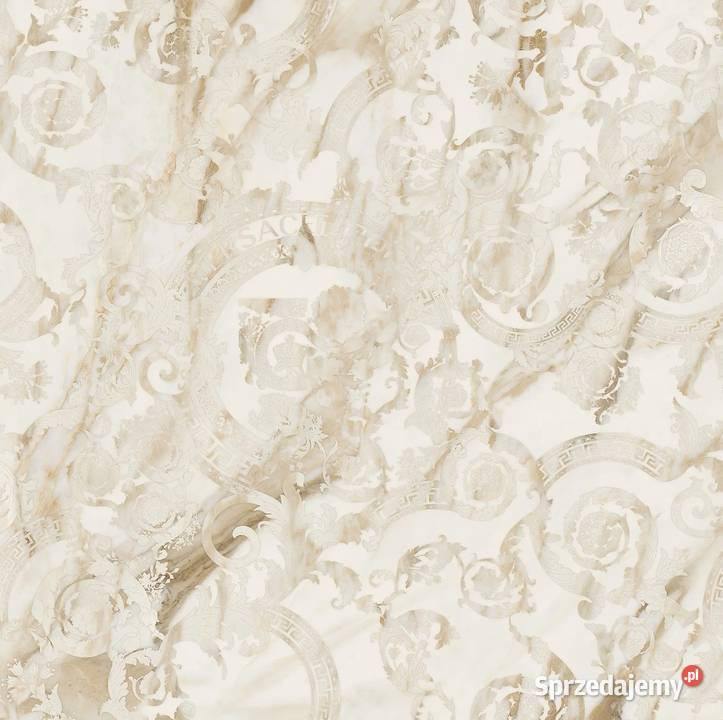VERSACE Płytki Calacatta Bright MEGABAROCCO lux Poskwitów