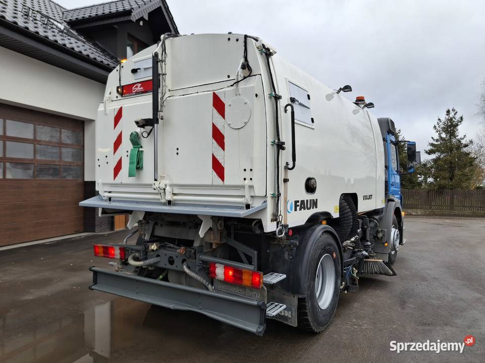 MercedesBenz Axor 1829 Zamiatarka FAUN Euro 5 Specjalne pomorskie Sierakowice