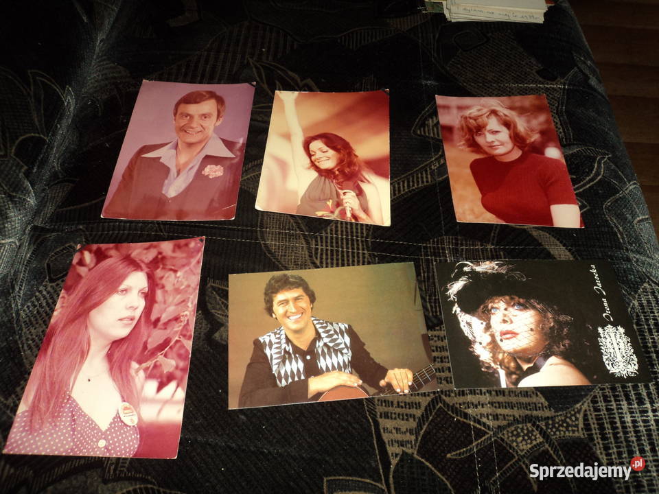 6 pocztówek widokówek celebrytów polskich 11 małopolskie Nowy Sącz