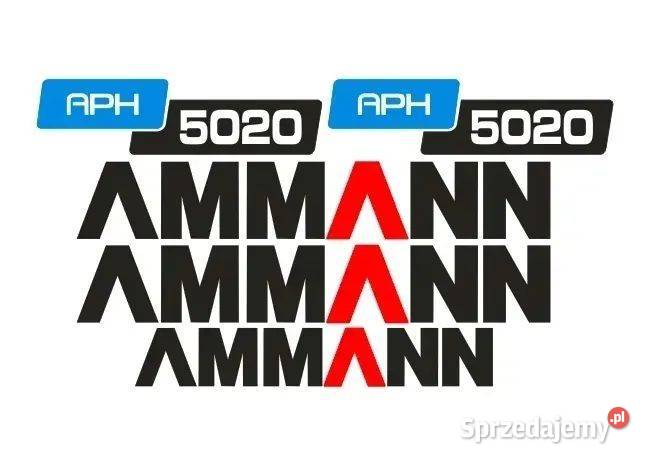 Naklejki naklejka oklejenie AMMANN APH 5020 Karoseria mazowieckie Janików