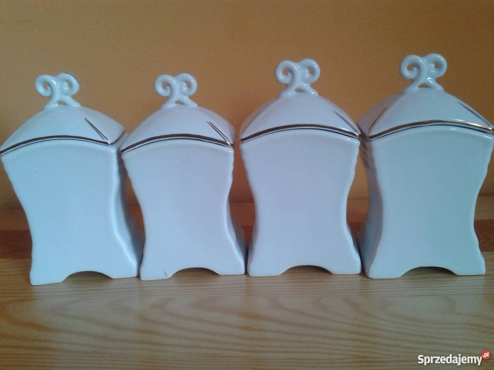 Porcelanowe pojemniki na przyprawy Chodzież Porcelana i szkło Kłodzko