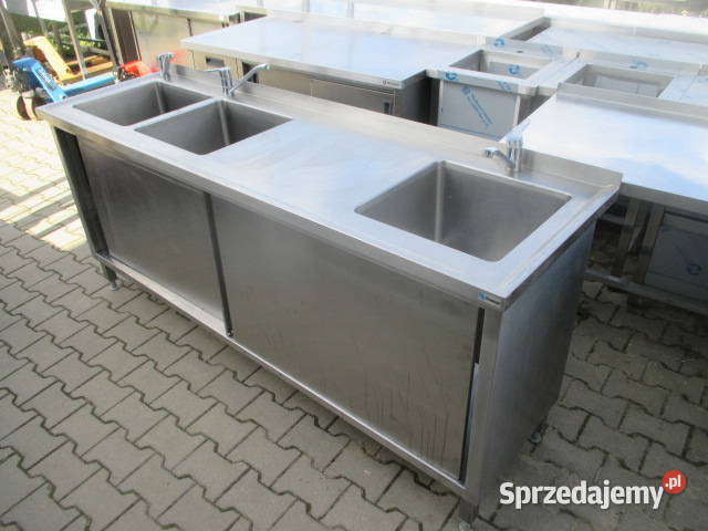 Zlew Gastronomiczny 3 Komorowy Z Drzwiami Gastronomia Ostrów Wielkopolski