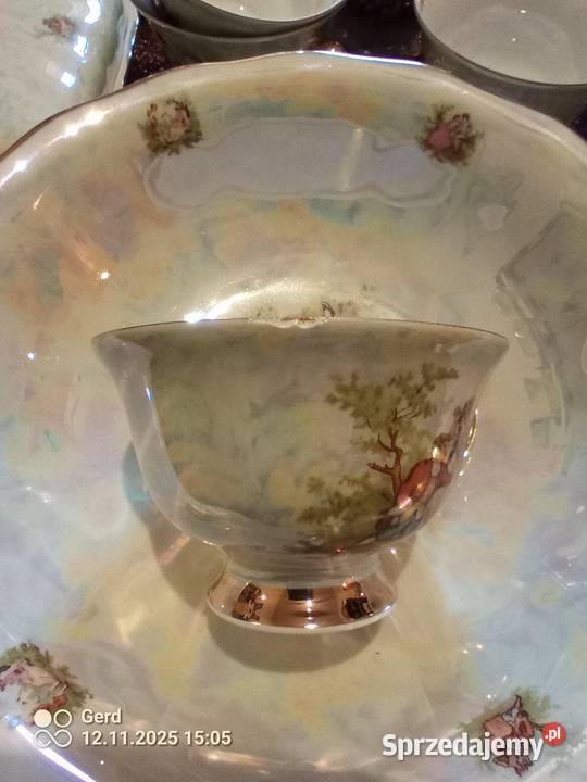 Zestaw Śniadaniowy porcelany Karolina 24 części Warszawa