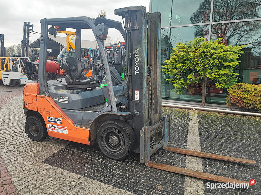 Wózek widłowy Toyota 028FGF25 25 tony triplex 47 Kęty