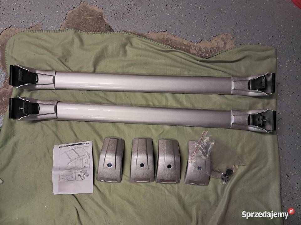 nowe relingi poprzeczki dachowe dedykowane do MG Sandomierz